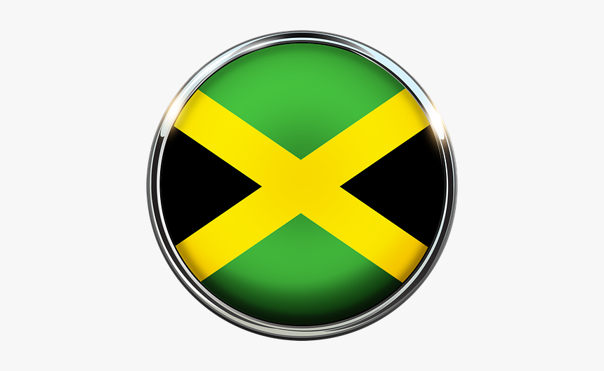 Jamaica, Flag, Circle, America, Caribbean - Jamaica Circulo, HD Png Download, Free Download