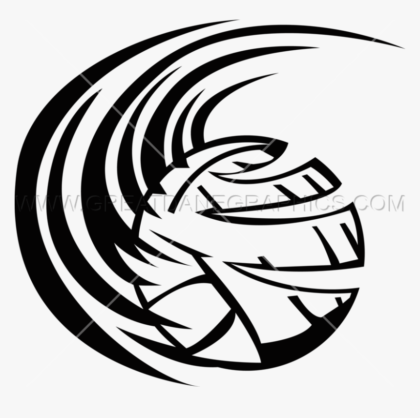 Transparent White Swoosh Png - Volleyball Clipart, Png Download, Free Download
