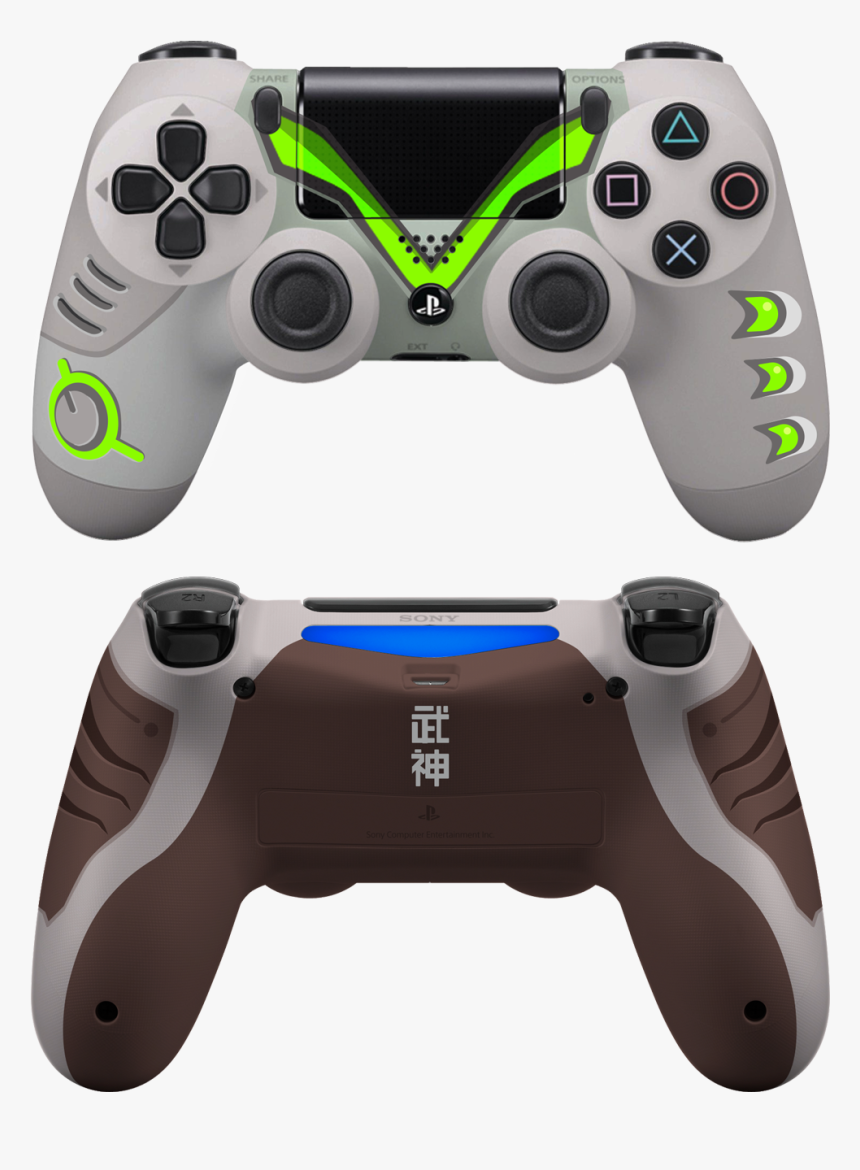 Transparent Xbox Controller Clipart - Custom Ps4 Controllers Overwatch, HD Png Download, Free Download
