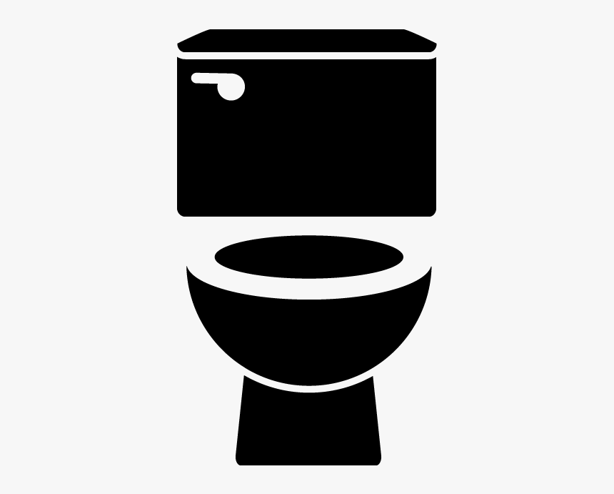 Toilet Icon Png - No Smoking In Toilet Sign, Transparent Png, Free Download