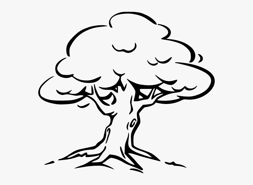 Life Clipart Gold Tree - Tree Black And White, HD Png Download, Free Download