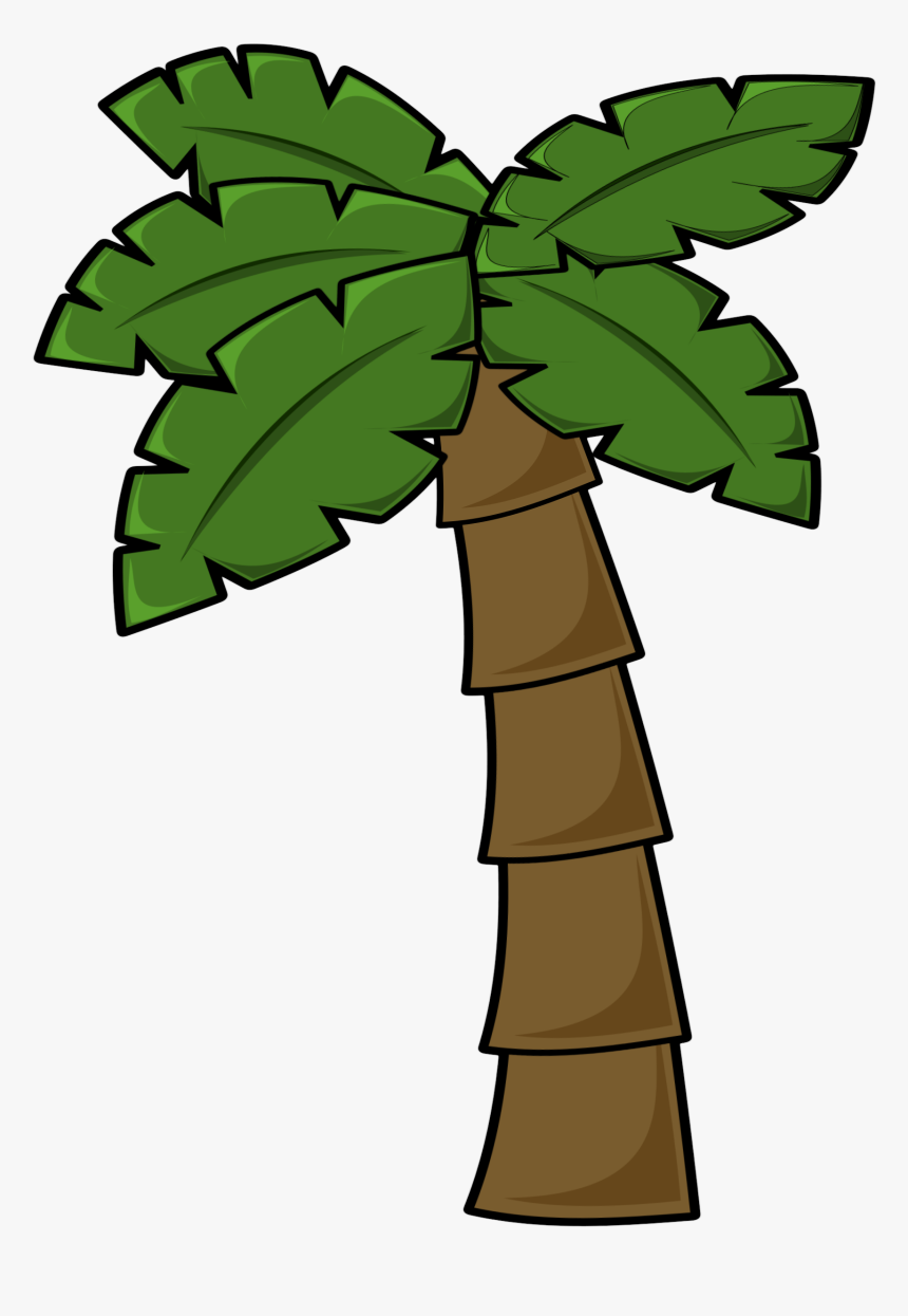 Free Simple Palm Png - Cartoon Jungle Tree, Transparent Png, Free Download