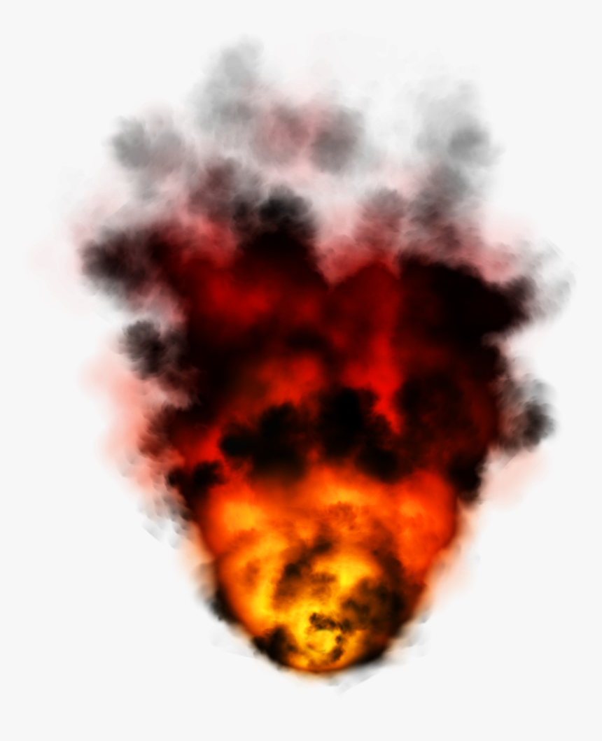 Fire Clipart Smoke - Transparent Background Smoke Fire Png, Png Download, Free Download