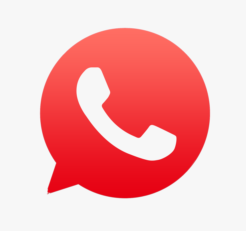 Whatsapp Plus Red Edition - Whatsapp Icon Red Png, Transparent Png, Free Download