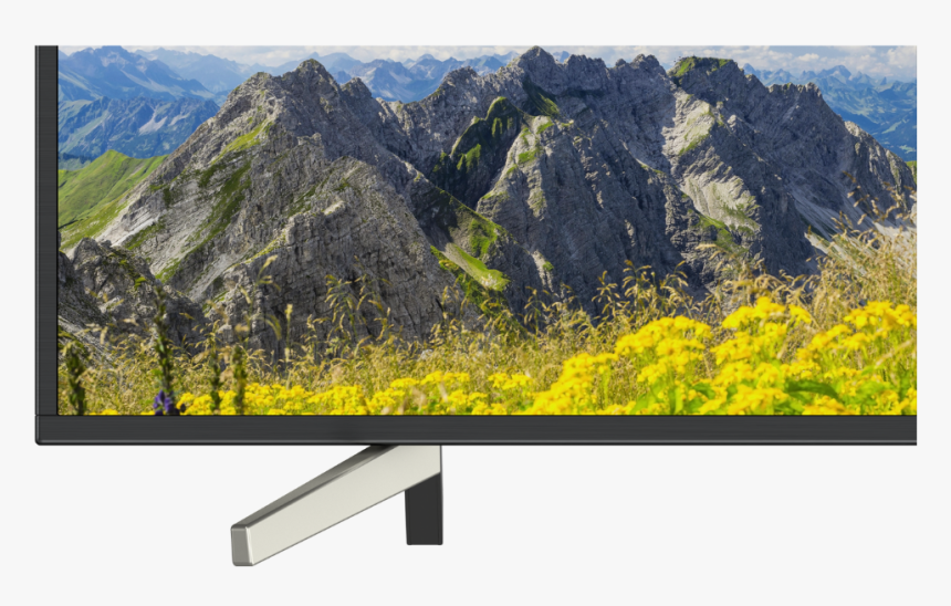 Flat Screen Tv Png Wall , Png Download - Sony Kd 65xf7596 65, Transparent Png, Free Download