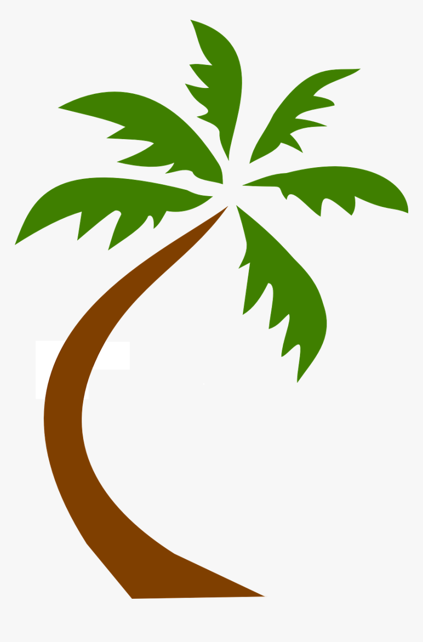 Tree Vector Image 9, Buy Clip Art - Palm Tree Silhouette Blue, HD Png Download, Free Download