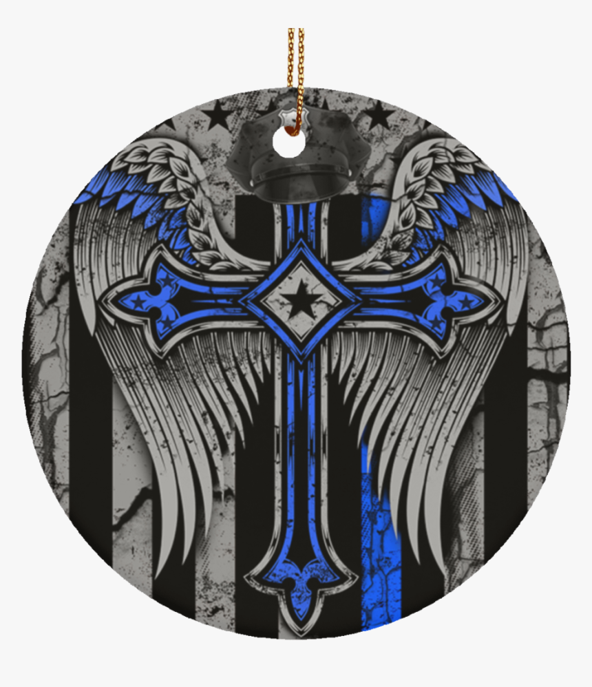 Blue Ornament Png , Png Download - Cross, Transparent Png, Free Download