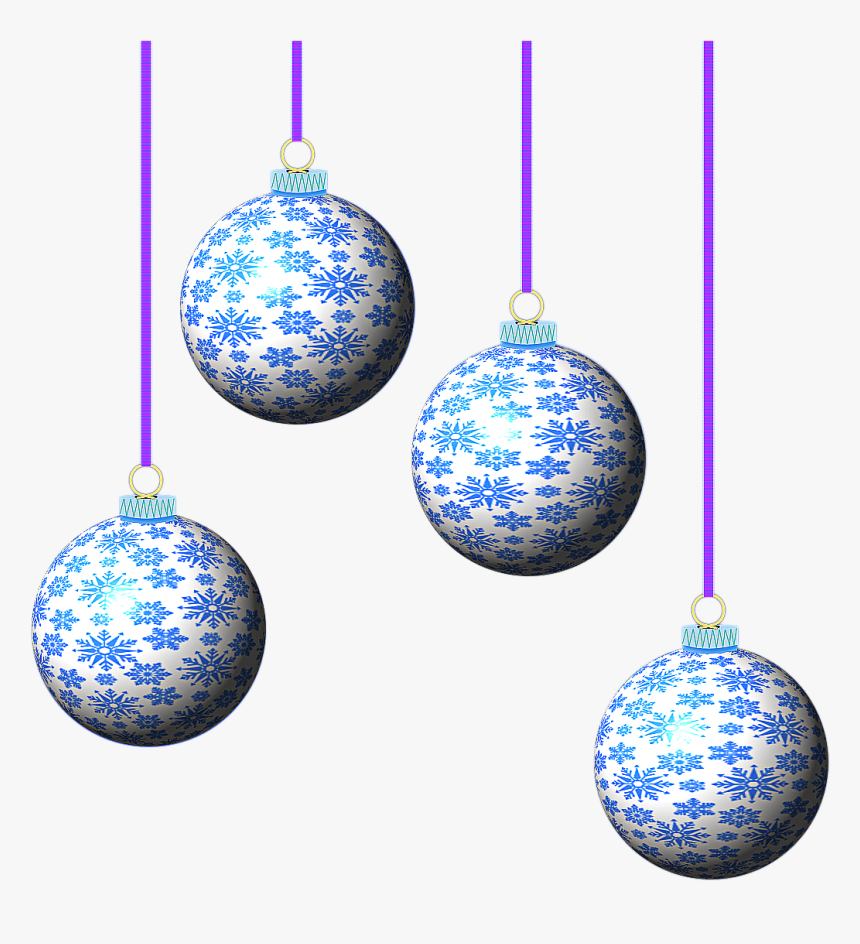 Blue Christmas Ornaments Png -here"s A Few Christmas - Christmas Ornament, Transparent Png, Free Download