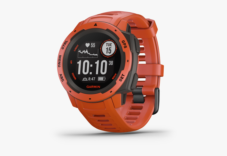 Garmin Instinct Flame Red, HD Png Download, Free Download