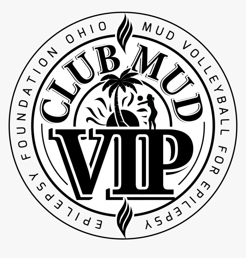 Club Mud Vip Epilepsy Foundation Ohio Logo Paths - Emblem, HD Png Download, Free Download