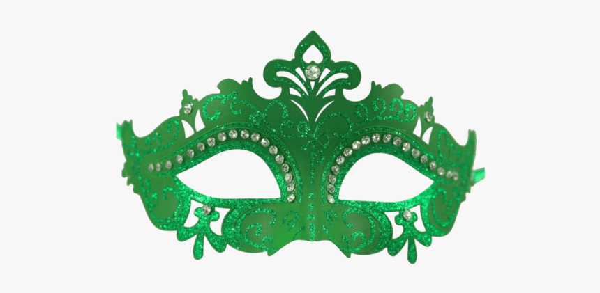 Kayso Inc Classic Venetian Half Mask - Green Mask For Masquerade, HD Png Download, Free Download