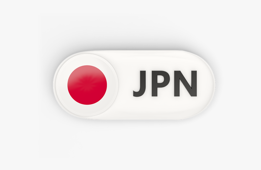 Round Button With Iso Code - Icon Png Jpn Round, Transparent Png, Free Download