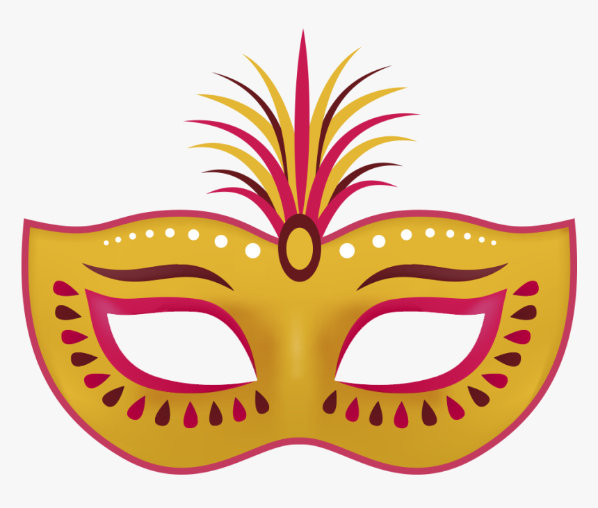 Mardi Orleans Carnival Gras Mask Brazilian In Clipart - Mascaras Carnaval De Brasil, HD Png Download, Free Download