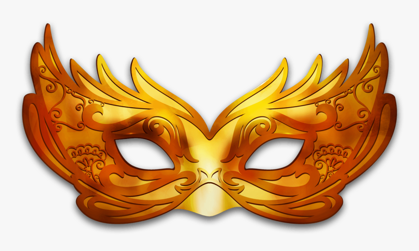 Carnival Mask Orange Png , Png Download - Free Carnival Masks Png, Transparent Png, Free Download