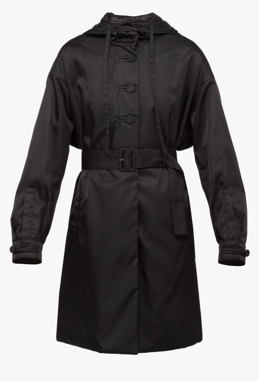 Hooded Prada I F - Overcoat, HD Png Download, Free Download