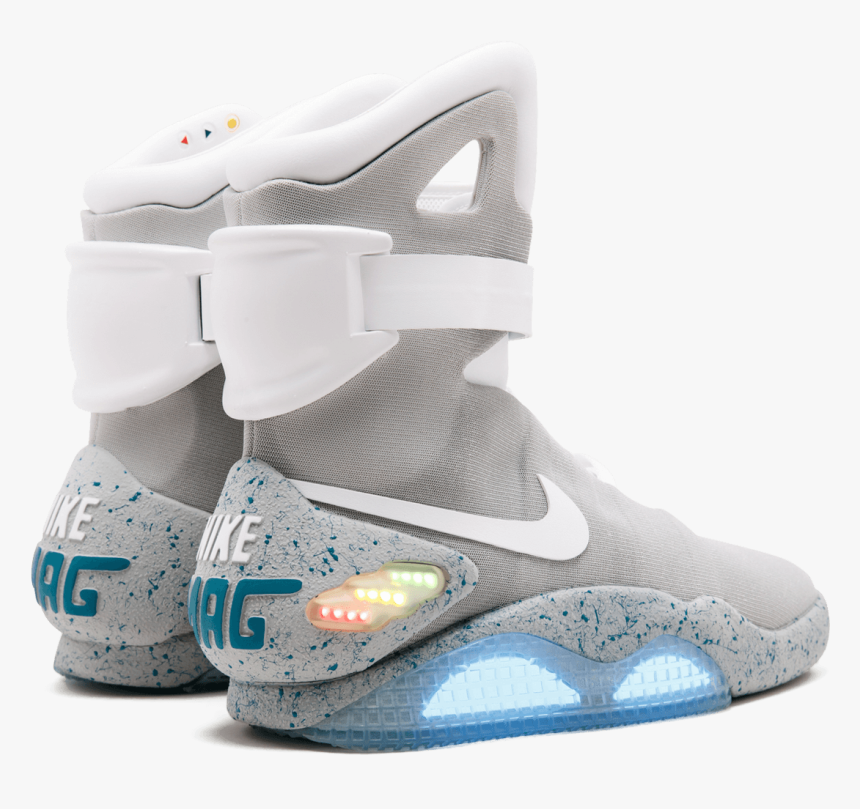 This Pair Of Automatically Lacing Shoes Is Based On - Air Mags Nike Transparent, HD Png Download, Free Download