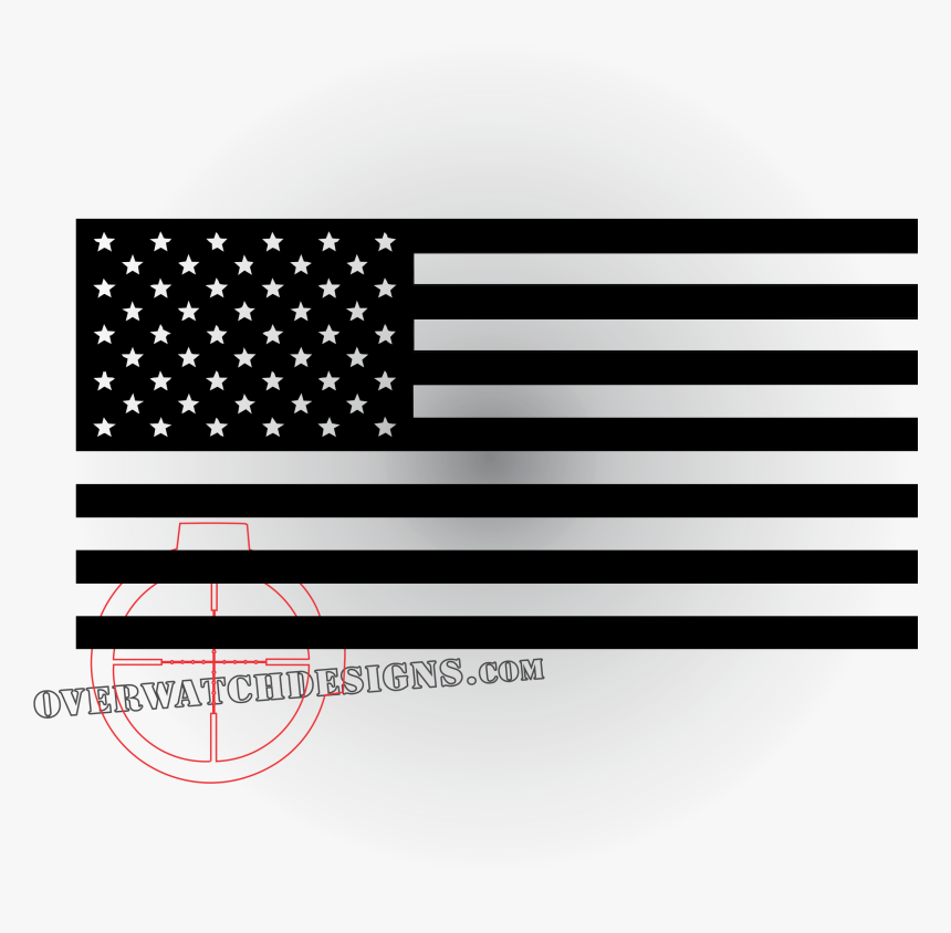 Transparent American Flag Design Png - Black And White Us Flag Png, Png Download, Free Download