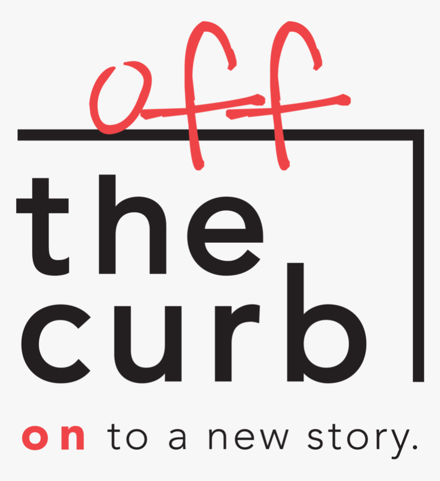 Off The Curb Logo Withtagline Color - Calligraphy, HD Png Download, Free Download