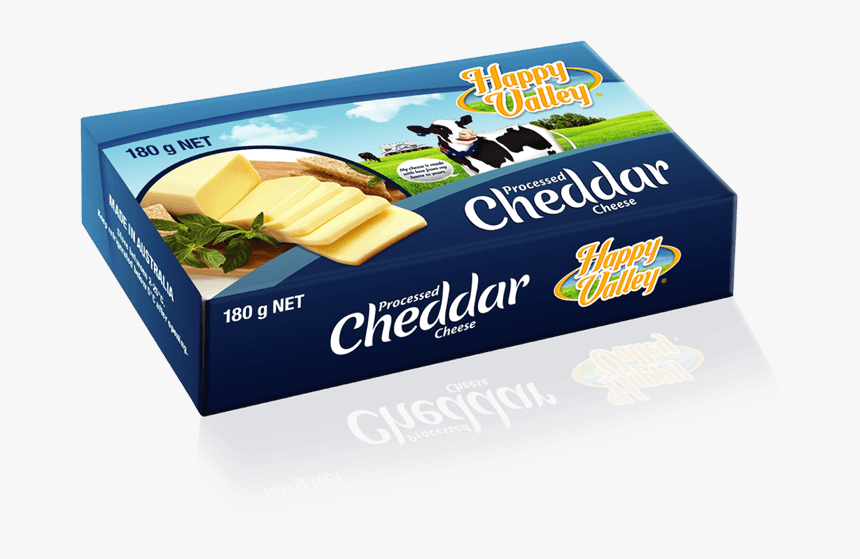 Happy Valley Dairy"s Cheddar Cheese - Processed Cheese, HD Png Download, Free Download