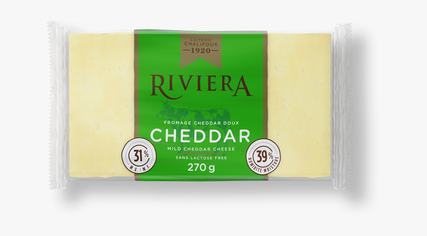 Maison Riviera White Mild Cheddar 270 G Lactose Free - Riviera Cheddar, HD Png Download, Free Download