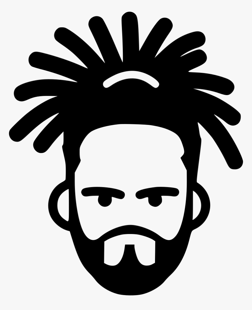 Reggae - Dreadlocks Clipart, HD Png Download, Free Download