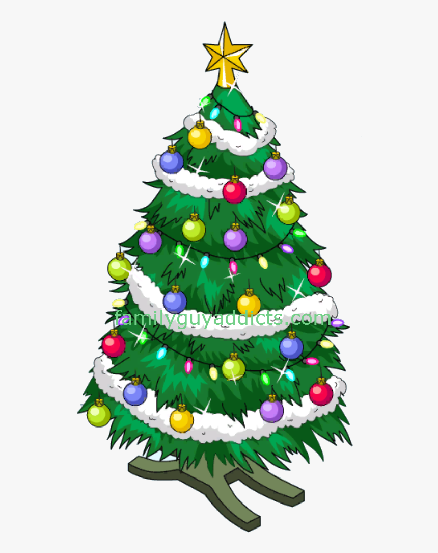 Medium Christmas Tree - Family Guy Christmas Tree, HD Png Download, Free Download