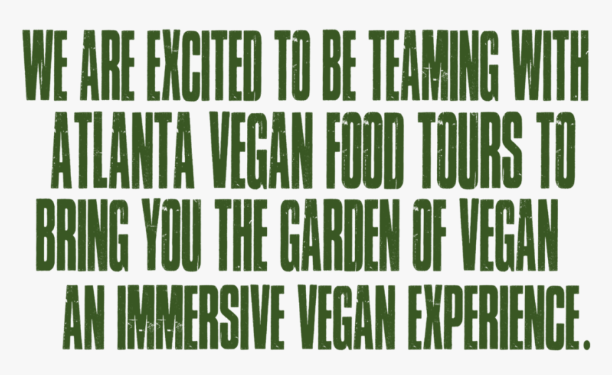 Garden Vegan Web Text Green, HD Png Download, Free Download