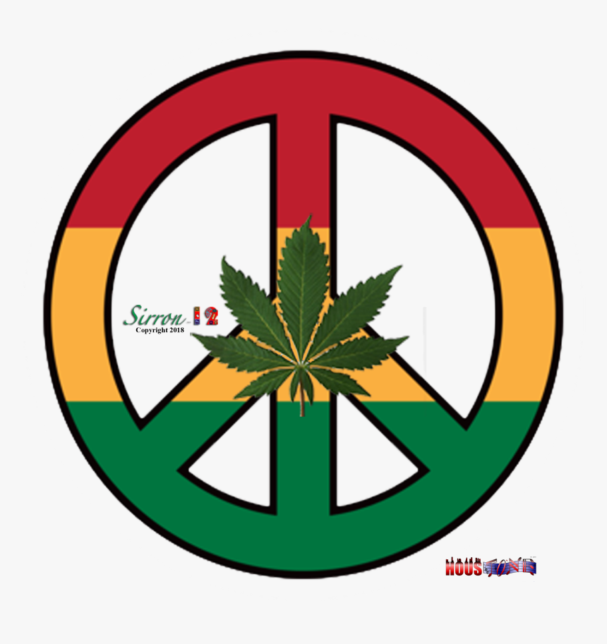 Peace Sign Red Yellow Green, HD Png Download, Free Download