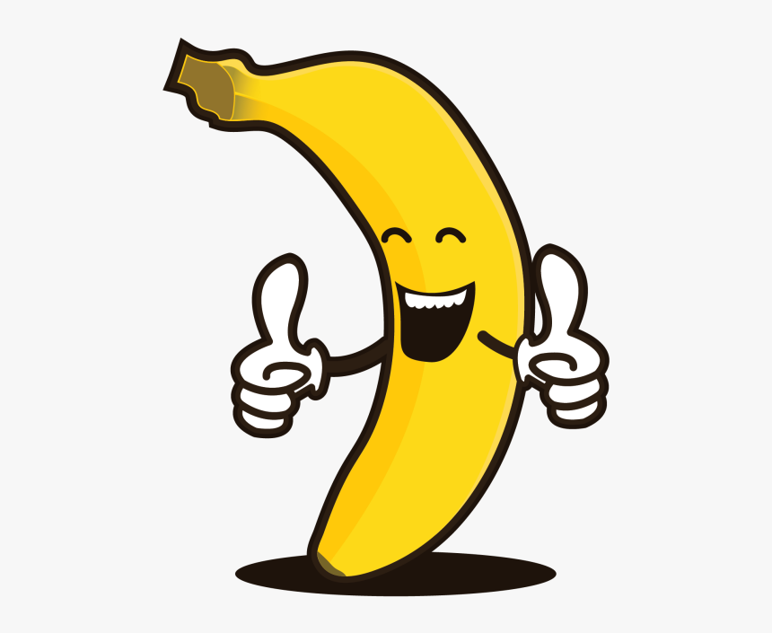 Banana Thumbs Up , Transparent Cartoons - Banana Thumbs Up, HD Png Download, Free Download