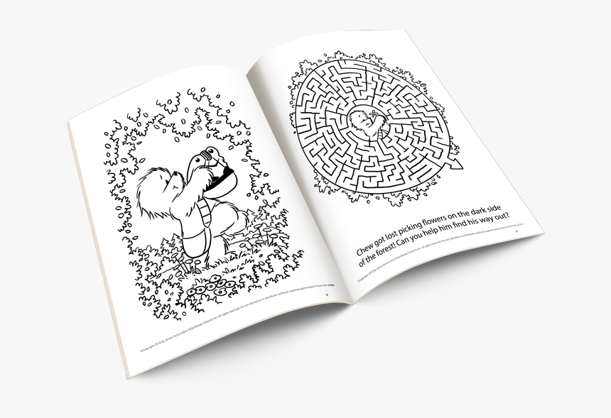 Wookiee The Chew Coloring Book, HD Png Download, Free Download