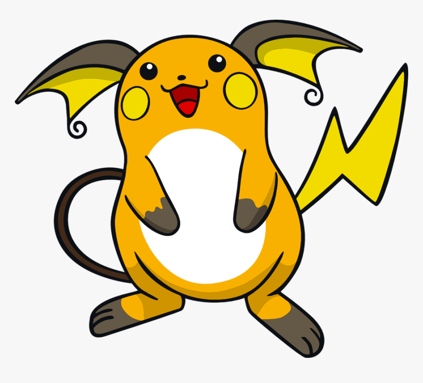 Raichu Pokemon Character Vector Art Clipart , Png Download - Competitive Team Pokemon Xy, Transparent Png, Free Download