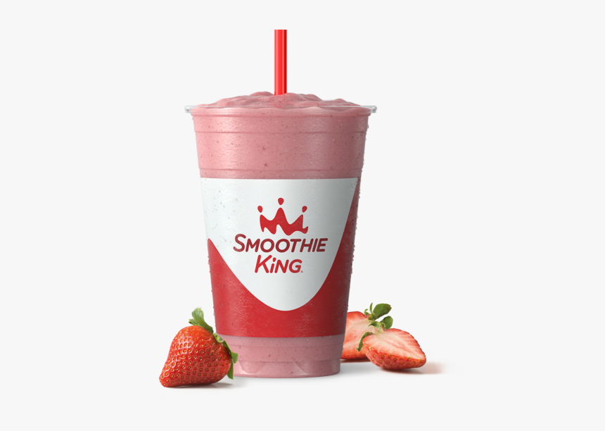 Sk Fitness Gladiator Strawberry With Ingredients - Smoothie King Smoothie, HD Png Download, Free Download