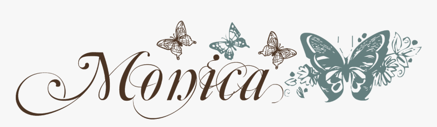 Happy Birthday Monica Butterfly, HD Png Download, Free Download