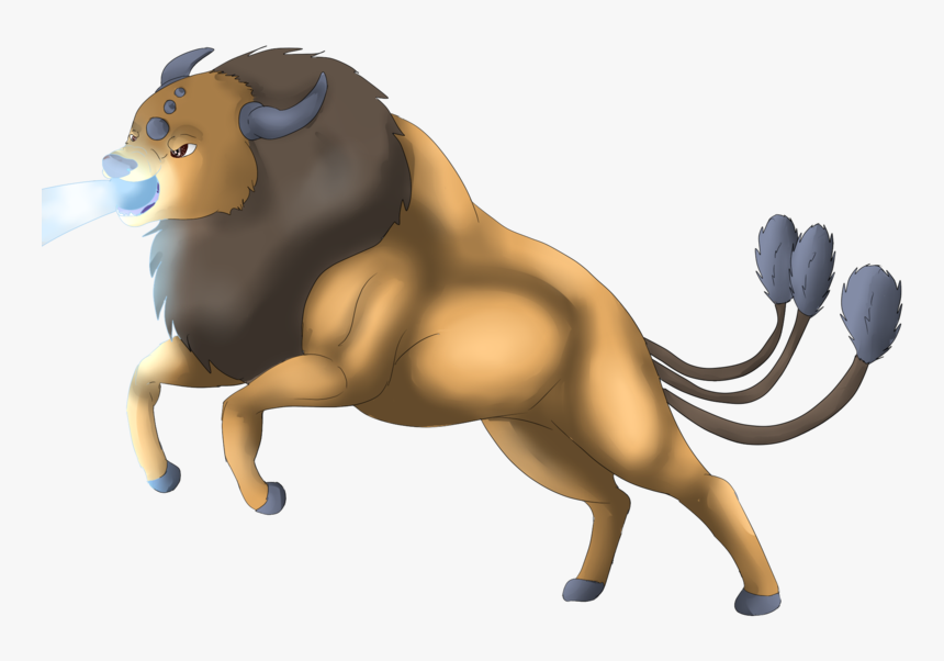 Tauros Used Ice Beam By Breath Of The Wild - Cartoon, HD Png Download, Free Download