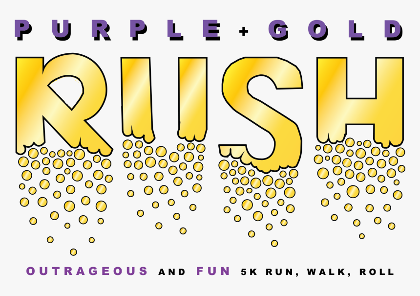 Purple And Gold Rush - Calligraphy, HD Png Download, Free Download