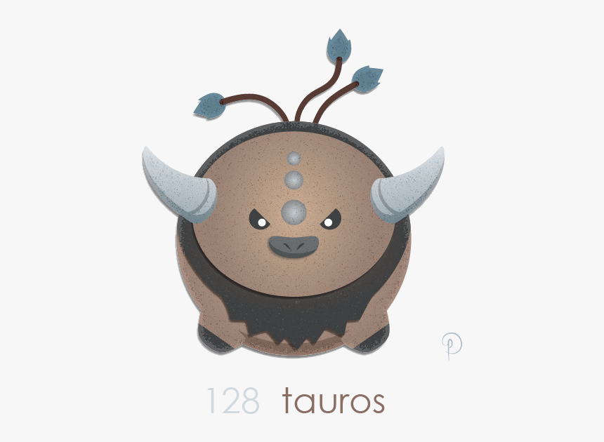 Tauros 
the Bull Pokemon - Cartoon, HD Png Download, Free Download