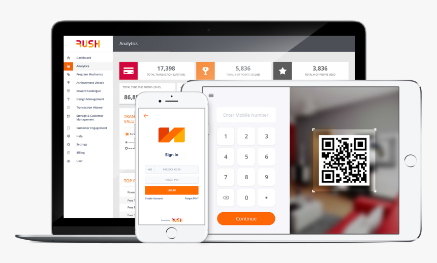 Rush Loyalty App, HD Png Download, Free Download