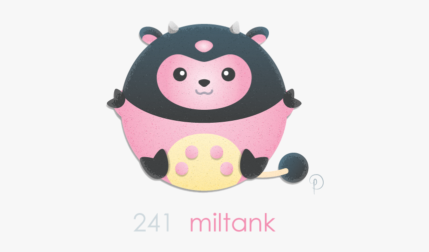 Miltank 
this Little Milk Dud Is A Cutie Once Again - Cartoon, HD Png Download, Free Download