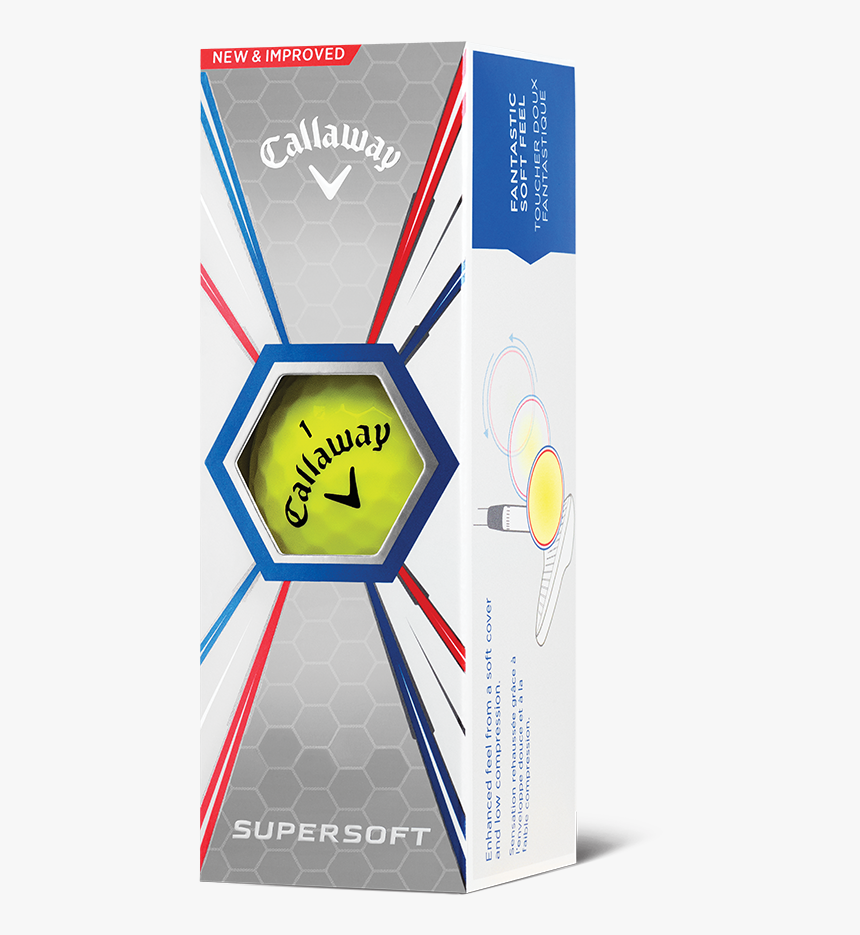 Supersoft Yellow Logo Golf Balls - Callaway Supersoft 2019, HD Png Download, Free Download