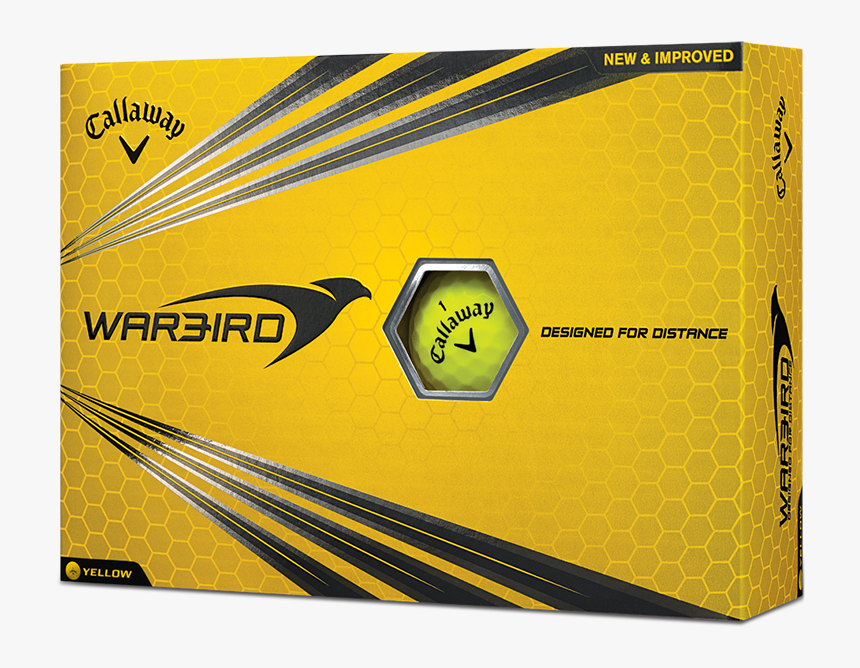 Callaway Warbird - Yellow - Warbird - Yellow - Callaway Warbird Golf Balls, HD Png Download, Free Download