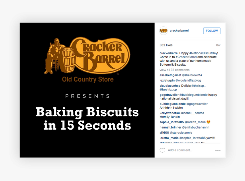 Cb-instagram - Cracker Barrel, HD Png Download, Free Download