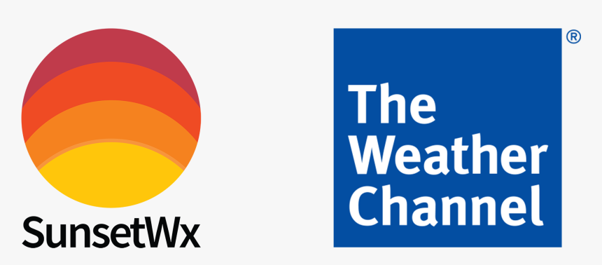 Sunsetwx & Twc Logos - Weather Channel Logo Transparent, HD Png Download, Free Download