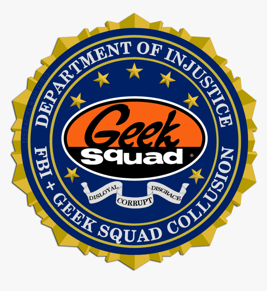 Corrupt Fbi Geek Squad Illegal Warrantless Searches - Fbi Logo, HD Png Download, Free Download