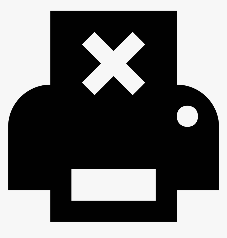 Printer Out Of Paper Icon In Material Style Clipart - Love Death And Robots, HD Png Download, Free Download