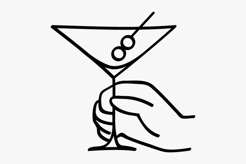 Martini Icon - Line Art, HD Png Download, Free Download