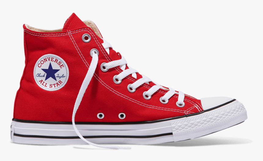 red converse shoes
