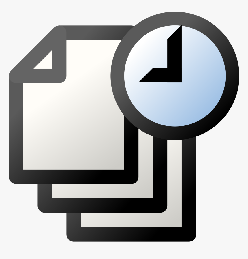 File Inkscape Icons Document - Document History Icon, HD Png Download, Free Download