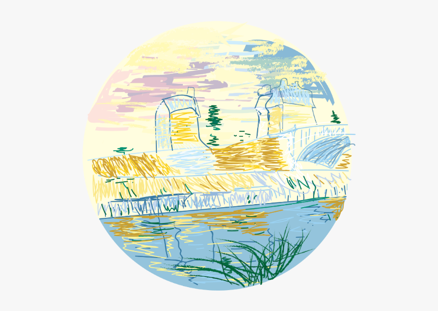 Van Gogh Icon 2 Icon Design Icons Doodle Illustrator - Van Gogh Icon, HD Png Download, Free Download