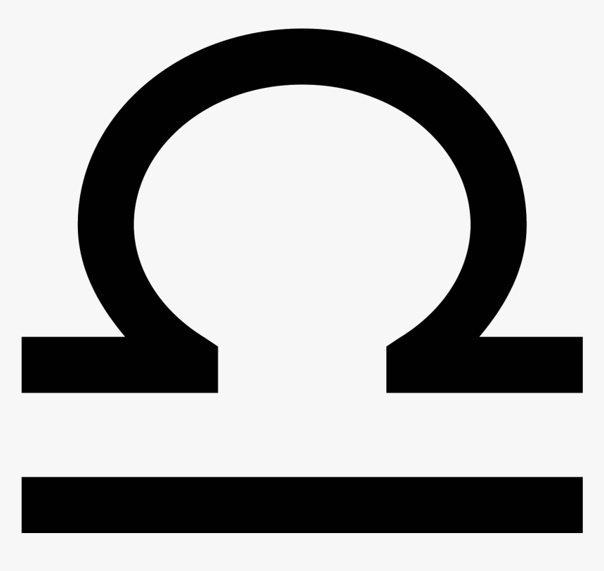 Libra Computer Icons Number Air - Libra Symbol Transparent Background, HD Png Download, Free Download