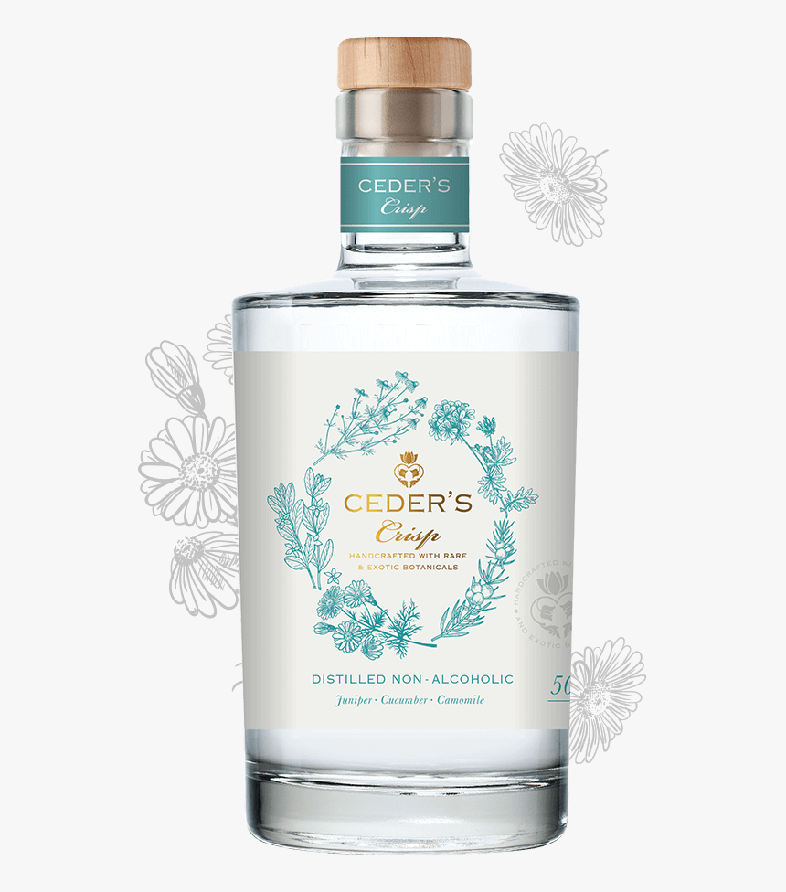 Bottle - Ceders Non Alcoholic Gin, HD Png Download, Free Download